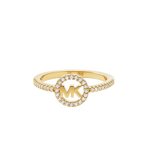 anillo michael kors plata
